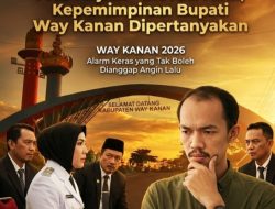 PAD Anjlok – Inovasi Nihil, Bupati Way Kanan Didesak Lakukan Trobosan