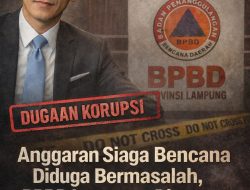 Triga Lampung Apresiasi DPRD, Desak Pengusutan Kerugian Rp5,1 Miliar di BPBD