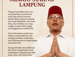 Maradoni S.A.P Sampaikan Permohonan Maaf Terbuka kepada Masyarakat Mergo Subing Lampung
