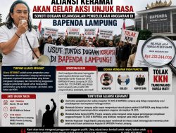 Aliansi KERAMAT Akan Gelar Aksi Unjuk Rasa, Soroti Dugaan Kejanggalan Pengelolaan Anggaran di BAPENDA Lampung