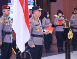 Polri Laksanakan Kenaikan Pangkat 87 Perwira Tinggi, Empat Perwira Raih Bintang Tiga