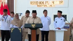 Prabowo Resmikan RSUD Krui Lampung, Mampu Layani Penyakit Jantung-Kanker