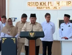 Prabowo Resmikan RSUD Krui Lampung, Mampu Layani Penyakit Jantung-Kanker