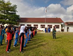 Babinsa Koramil 421-06/Natar Serentak Masuk Sekolah, Tanamkan Nasionalisme dan Cegah Bullying Sejak Hari Pertama MPLS