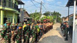 Koramil 421-06/Natar Satukan Warga Lewat Karya Bakti, Gotong Royong Hangatkan HUT Kodam XXI/RI ke-1